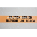 pe underground telephone line warning tape